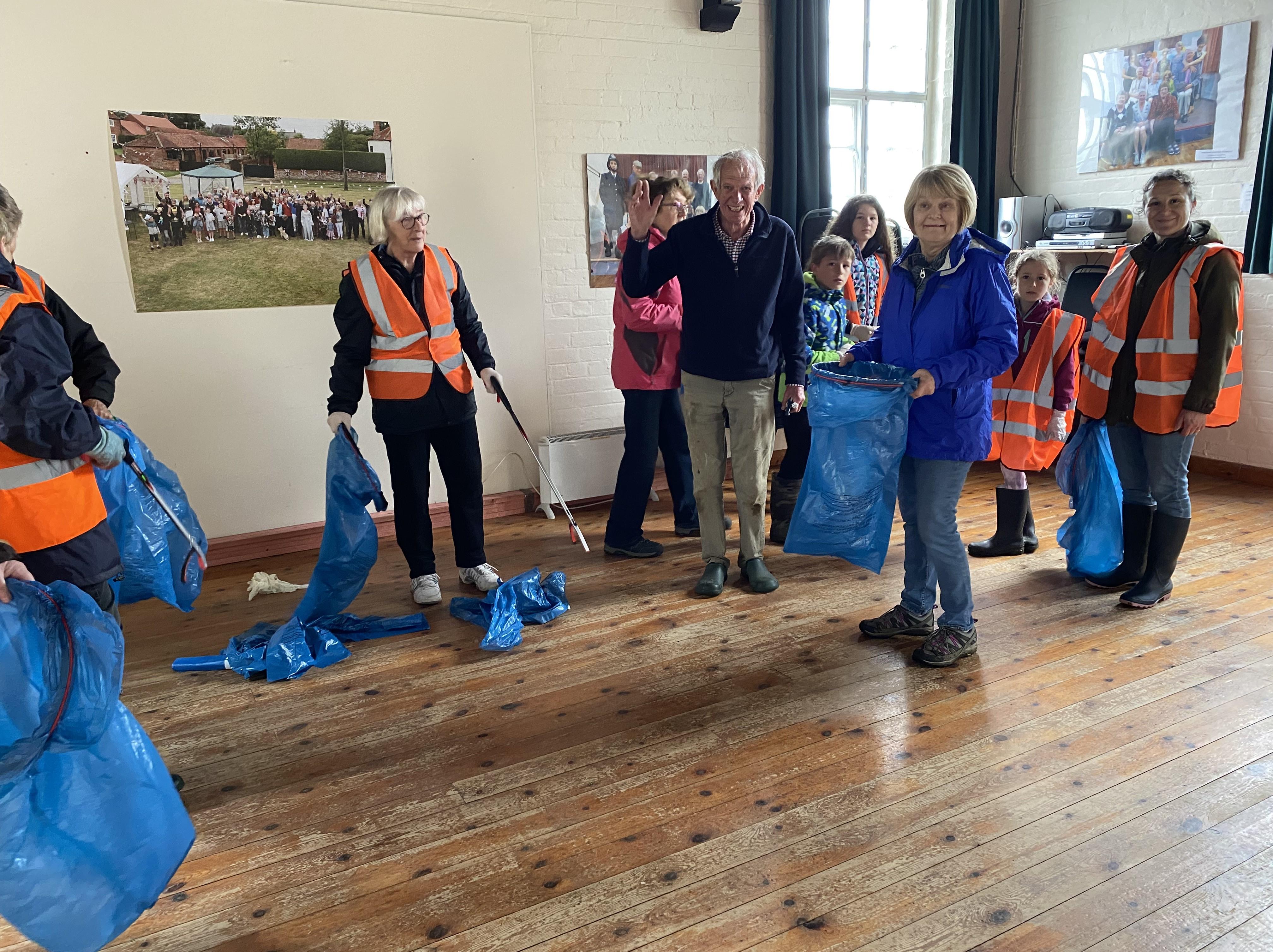 Coronation litter picking